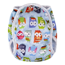 Úszópelenka, Kék baglyok L méret 9-12 kg pelenka