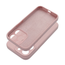 utángyártott 2mm Apple iPhone 16 Pro sand szilikon hátlap tok, rózsaszín tok és táska