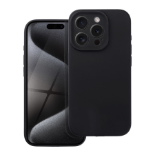 utángyártott 2mm Apple iPhone 16e szilikon tok, fekete tok és táska