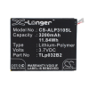 utángyártott Alcatel P310X készülékhez tablet akkumulátor (Li-Polymer, 3.7V, 3200mAh / 11.84Wh) - Utángyártott