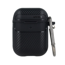utángyártott Apple Airpods 4 szilikon tok, Carbon, fekete fülhallgató, fejhallgató tok