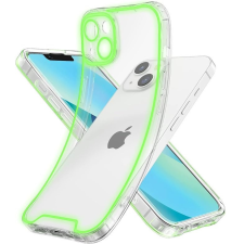 utángyártott Apple Iphone 12 Pro foszforeszkáló / sötétben világító szilikon tok, zöld tok és táska