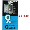 utángyártott Apple iPhone 13 / 13 Pro / 14 / 16e / 17e, 2db Kijelzővédő fólia, ütésálló fólia (az íves részre NEM hajlik rá!), Tempered Glass (edzett üveg), Clear