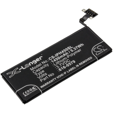 utángyártott Apple iPhone 4S készülékhez mobiltelefon akkumulátor (Li-Polymer, 3.7V, 5.37Wh / 1450mAh) - Utángyártott mobiltelefon akkumulátor