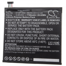 utángyártott Asus 0B200-02110100, C12P1602 helyettesítő tablet akkumulátor (3.85V, 7700mAh / 29.65Wh) - Utángyártott tablet akkumulátor