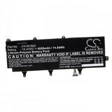 utángyártott Asus GX701GXH, GX701GX-XB78 Laptop akkumulátor - 4850mAh (15.4V Fekete) - Utángyártott asus notebook akkumulátor
