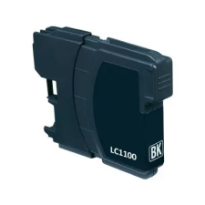 utángyártott Brother LC980/LC1100 BK utángyártott tintapatron kb.≈: 450 oldalas nyomtatópatron & toner