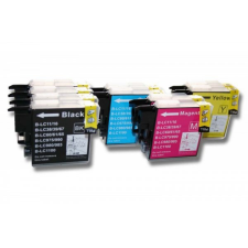 utángyártott Brother MFC-355CW készülékhez 10 db tintapatron (Cián / Fekete / Magenta / Sárga) - Utángyártott nyomtatópatron & toner