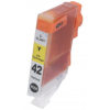 utángyártott Canon CLI-42Y [Y] 14ml prémium, nagy kapacitású sárga tintapatron, chippel