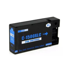 utángyártott Canon PGI-1500XLC 12ml. prémium, új nagy kapacitású kék tintapatron, chippel nyomtatópatron & toner