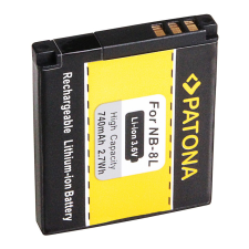 utángyártott Canon PowerShot A3350 IS akkumulátor - 740mAh (3.6V) - Utángyártott digitális fényképező akkumulátor