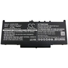 utángyártott Dell 0PDNM2, 1W2Y2 helyettesítő laptop akkumulátor (Li-Polymer, 7.6V, 7200mAh / 54.72Wh) - Utángyártott dell notebook akkumulátor