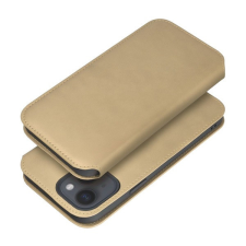 utángyártott Dual Pocket Apple iPhone 15 flip tok, arany tok és táska