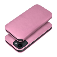 utángyártott Dual Pocket Apple iPhone 15 flip tok, rózsaszín tok és táska