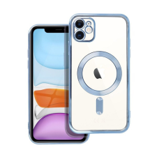 utángyártott Electro Mag Apple iPhone 11 MagSafe szilikon tok, kék tok és táska