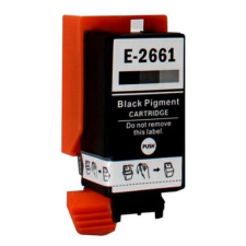 utángyártott Epson 2661 C13T26614010 fekete, 6ml , prémium, új tintapatron nyomtatópatron & toner
