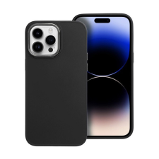 utángyártott Frame Apple iPhone 14 Pro Max közepesen ütésálló tok kameravédő kerettel, fekete tok és táska