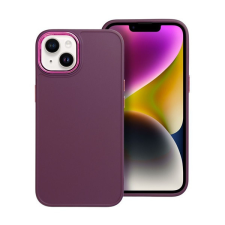 utángyártott Frame Apple iPhone 14 szilikon tok, lila tok és táska