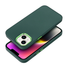 utángyártott Frame Apple iPhone 16 Pro közepesen ütésálló tok kameravédő kerettel, zöld tok és táska