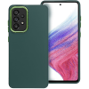 utángyártott Frame Samsung Galaxy A36 közepesen ütésálló tok kameravédő kerettel, zöld