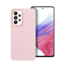 utángyártott Frame Samsung Galaxy A53 5G szilikon tok, rózsaszín tok és táska