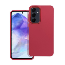 utángyártott Frame Samsung Galaxy A55 5G közepesen ütésálló tok kameravédő kerettel, magenta tok és táska