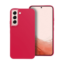 utángyártott Frame Samsung Galaxy S22 közepesen ütésálló tok kameravédő kerettel, magenta tok és táska