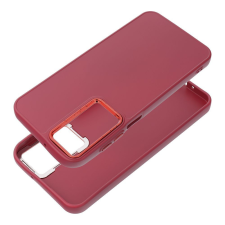 utángyártott Frame Samsung Galaxy S25 Edge közepesen ütésálló tok kameravédő kerettel, magenta tok és táska