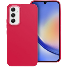 utángyártott Frame Samsung Galaxy S25+ közepesen ütésálló tok kameravédő kerettel, magenta tok és táska