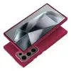 utángyártott Frame Samsung Galaxy S25 Ultra közepesen ütésálló tok kameravédő kerettel, magenta