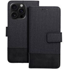 utángyártott Gomma Samsung Galaxy S25 Edge flip/oldalra nyíló tok kártyatartó résszel, fekete tok és táska