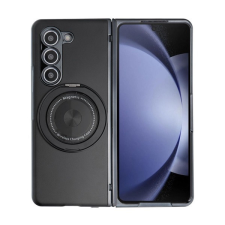 utángyártott HCD3 Samsung Galaxy Z Fold 5 MagSafe kompatibilis hátlap tok, fekete tok és táska