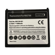 utángyártott HP IPAQ RX37xx-Serie RX3700 készülékhez mobiltelefon akkumulátor (Li-Ion, 1500mAh / 5.55Wh, 3.7V) - Utángyártott mobiltelefon akkumulátor