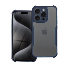 utángyártott iPhone 16 Pro ütésálló tok erősített peremmel, tengerészkék tok és táska