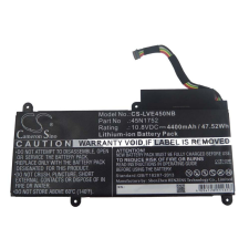 utángyártott Lenovo ThinkPad E450 (20DCA03XCD) készülékhez laptop akkumulátor (10.8V, 4400mAh / 47.52Wh, Fekete) - Utángyártott lenovo notebook akkumulátor