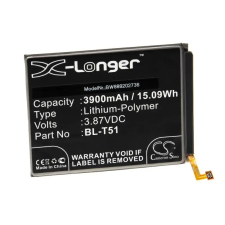 utángyártott LG LMK520BMW készülékhez mobiltelefon akkumulátor (Li-Polymer, 3900mAh / 15.09Wh, 3.87V) - Utángyártott mobiltelefon akkumulátor