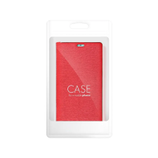utángyártott LUNA Book Gold for SAMSUNG A12 red tok és táska