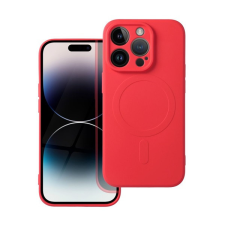 utángyártott Magsafe szilikon tok Apple iPhone 14 Pro, piros tok és táska
