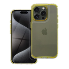 utángyártott MATRIX CLEAR Case for IPHONE 15 Pro Max yellow tok és táska