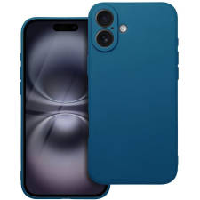 utángyártott Matt szilikon Samsung Galaxy S25 tok, kék tok és táska