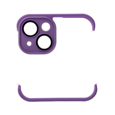 utángyártott Mini bumper szilikon tok, Apple iPhone 14, lila tok és táska