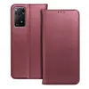 utángyártott Motorola G86 Smart Magneto flip tok, burgundi