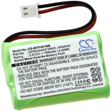 utángyártott Motorola MBP483 készülékhez bébiőr akkumulátor (NiMh, 700mAh / 2.52Wh, 3.6V) - Utángyártott elem és akkumulátor