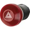 utángyártott Nyomógomb kapcsoló vészvillogókhoz Manitou - Ø 37 mm, 12 V
