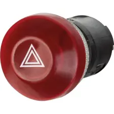 utángyártott Nyomógomb kapcsoló vészvillogókhoz Manitou - Ø 37 mm, 12 V autóalkatrész