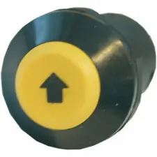 utángyártott Nyomógombos kapcsoló emeléshez / süllyesztéshez Massey Ferguson - Ø 28 mm, 12 V autóalkatrész