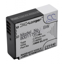 utángyártott Panasonic Lumix DMC-GF3 készülékhez kamera akkumulátor (7.4V, 1050mAh / 7.77Wh, Lithium-Ion) - Utángyártott panasonic videókamera akkumulátor