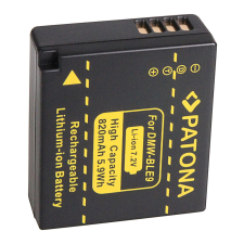 utángyártott Panasonic Lumix DMC-S6K, DMC-TX1 akkumulátor - 820mAh (7.2V) - Utángyártott digitális fényképező akkumulátor