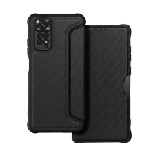 utángyártott Razor book Xiaomi Redmi Note 11/11S flip tok, fekete tok és táska