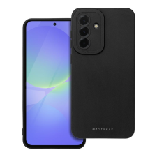 utángyártott Roar Samsung Galaxy A56 prémium szilikon tok velúr béléssel, fekete tok és táska